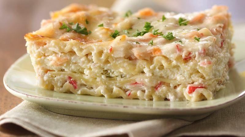 Seafood White Sauce Lasagne