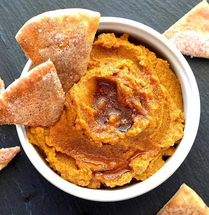 Seminole Pumpkin Hummus with Pita Bread