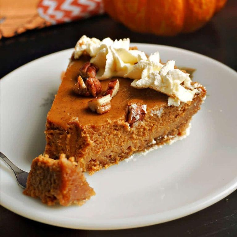 Seminole Pumpkin Pie with Pecan Crust