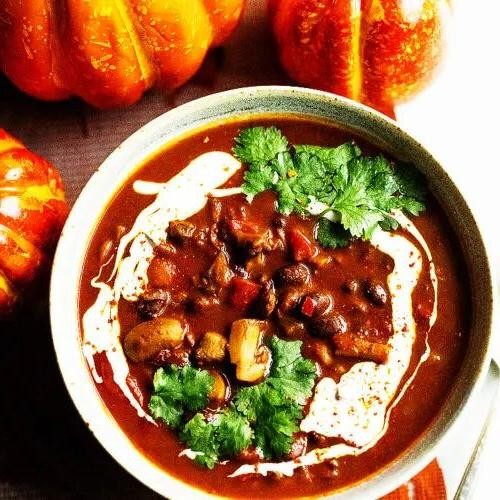 Seminole Pumpkin and Black Bean Chili
