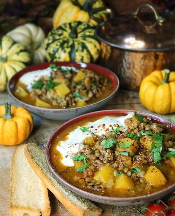 Seminole Pumpkin and Lentil Stew