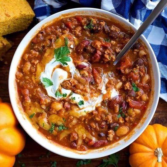 Seminole Pumpkin and Turkey Chili