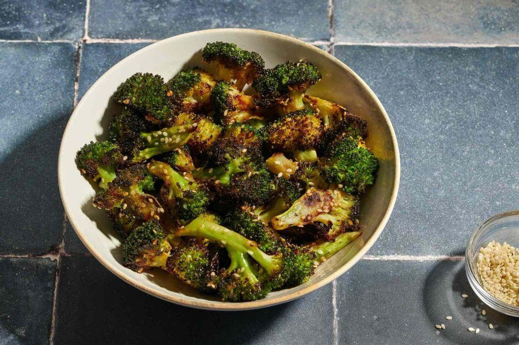 Sesame Soy Roasted Broccoli