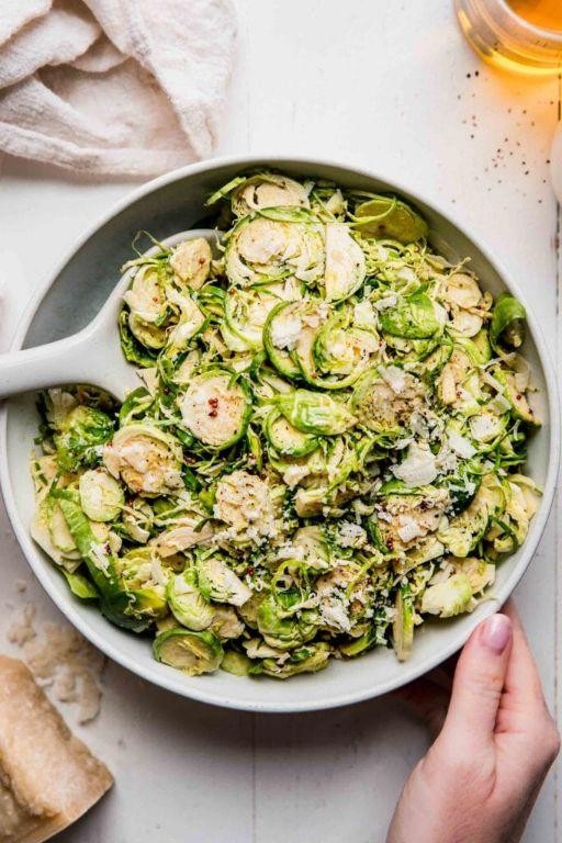 Shaved Brussels Sprouts Salad