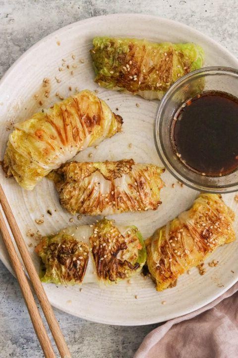 Shrimp and Cabbage Fried Dumplings