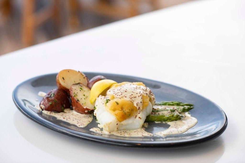 Shrimp and Scallop Stuffed Cod