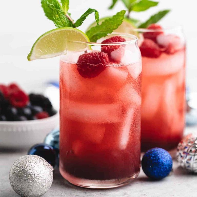 Silent Night Berry Mocktail
