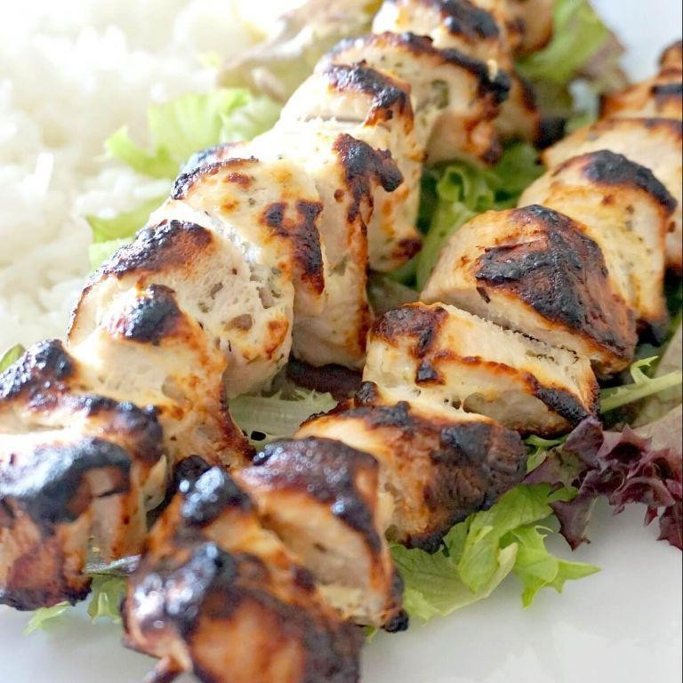 Silkie Chicken Kebabs with Yogurt Marinade