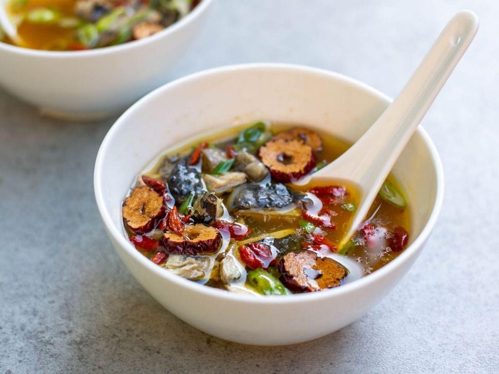 Silkie Chicken Stew with Root Vegetables