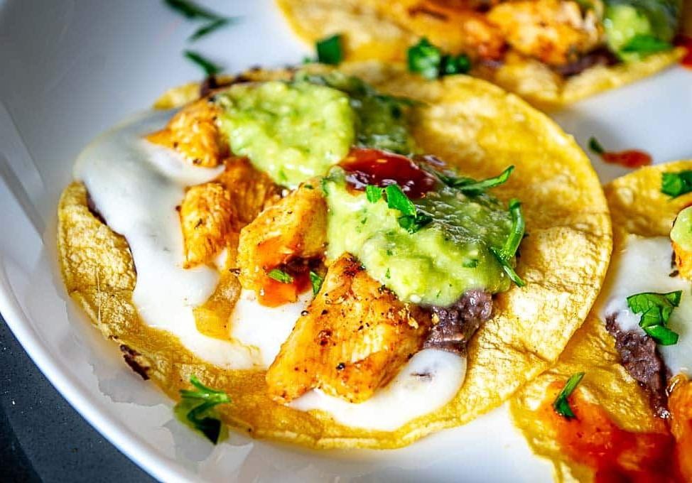 Silkie Chicken Tacos with Avocado Salsa
