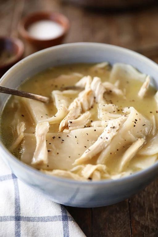 Silkie Chicken and Dumplings Comfort Food