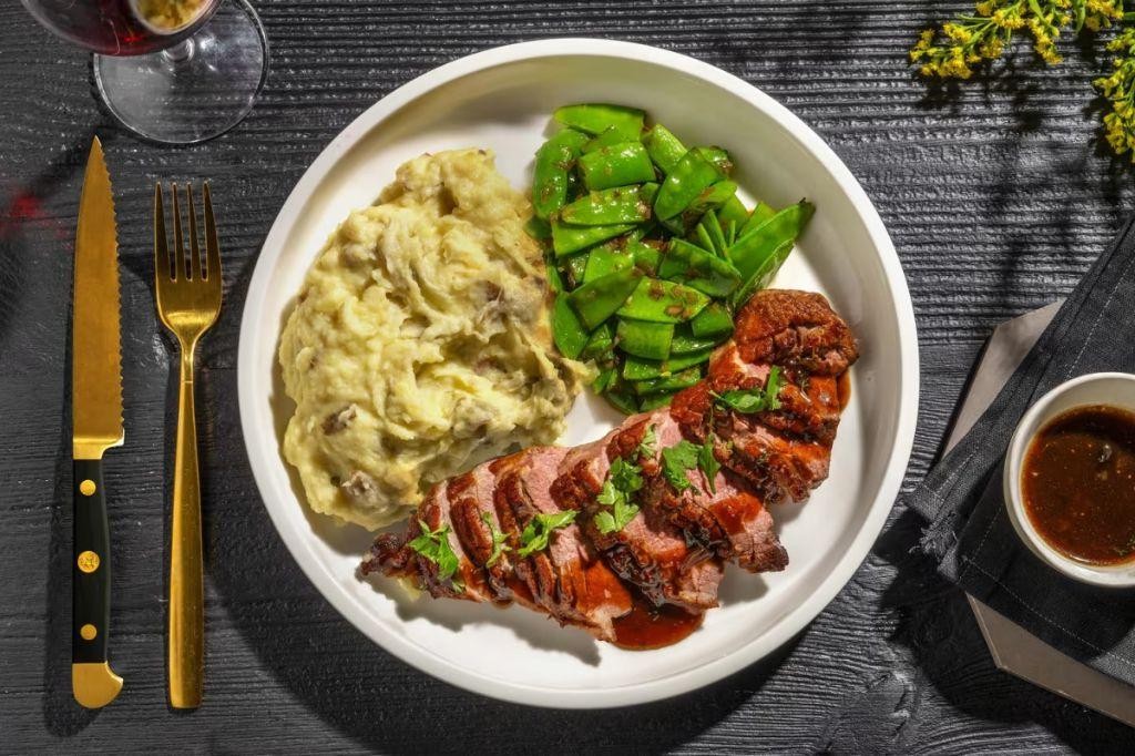 Simple Duck Breast with Fig Compote