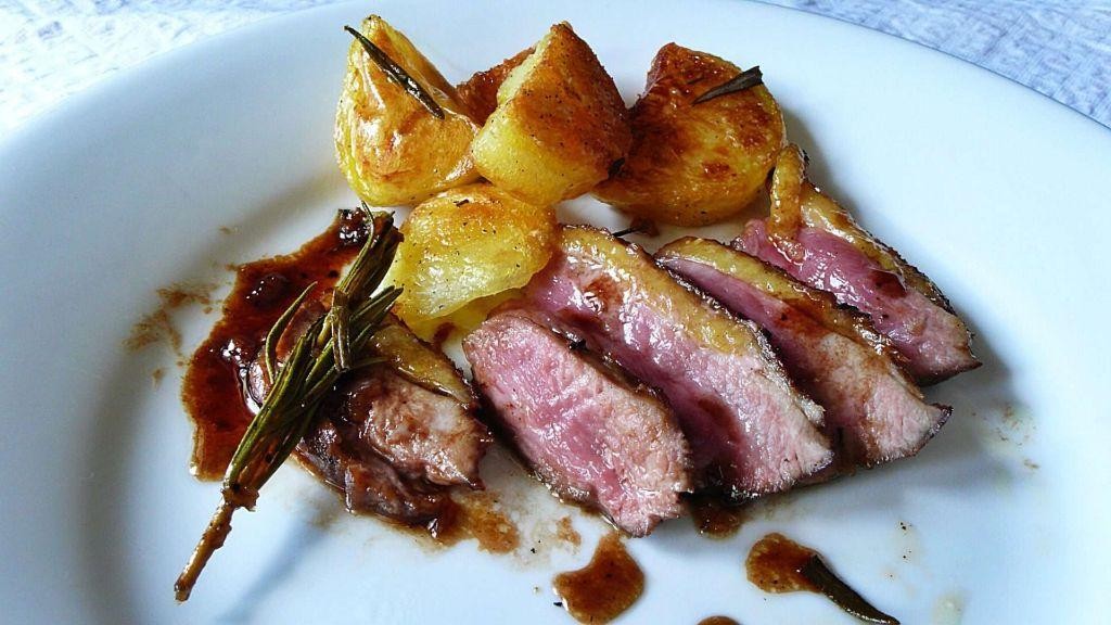 Simple Duck Breast with Rosemary and Lemon