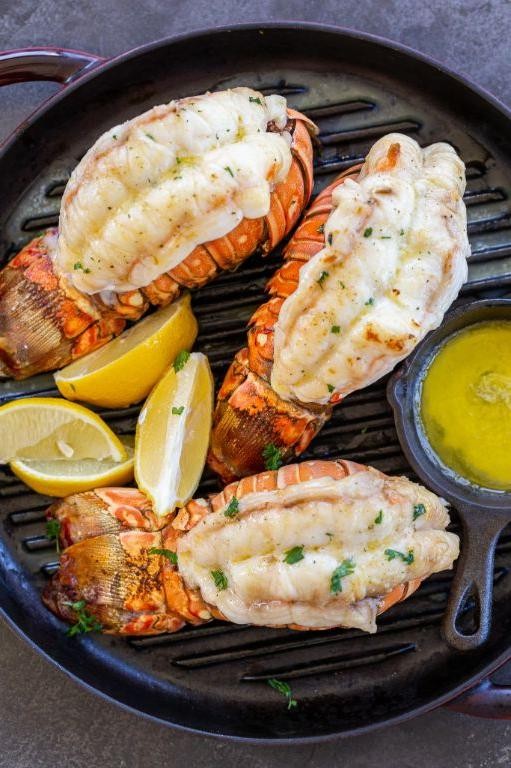 Simple Grilled Lobster Tails