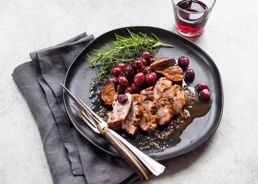 Simple Roasted Duck Breast with Herbs