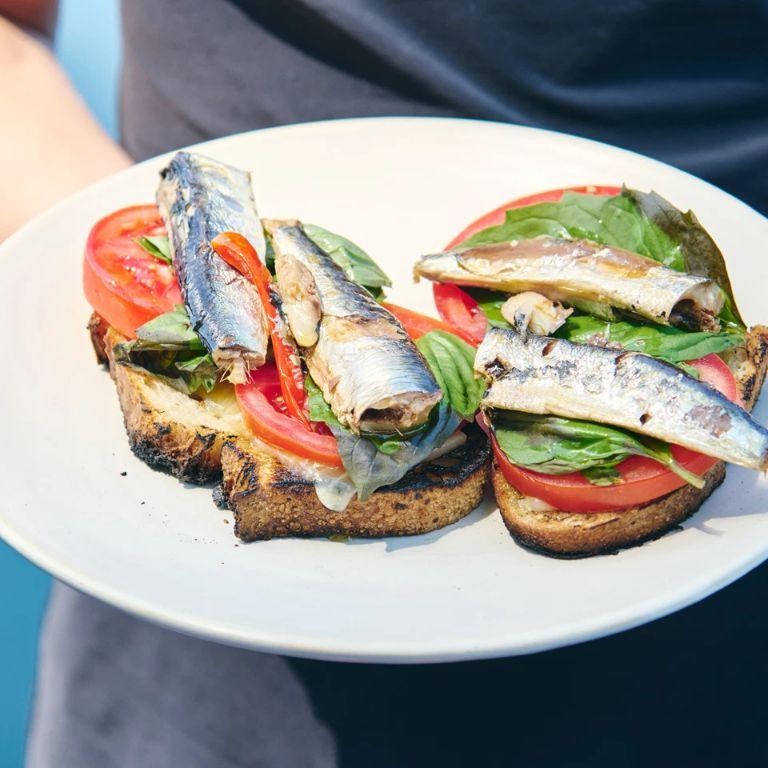 Simple Sardine on Toast