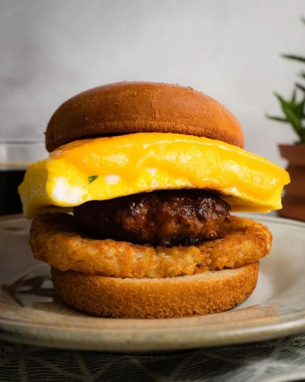 Skinless Longanisa and Egg Sandwich