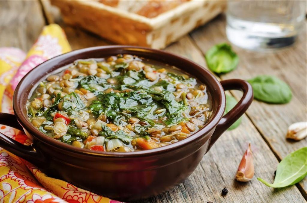 Skinless Longanisa and Lentil Soup
