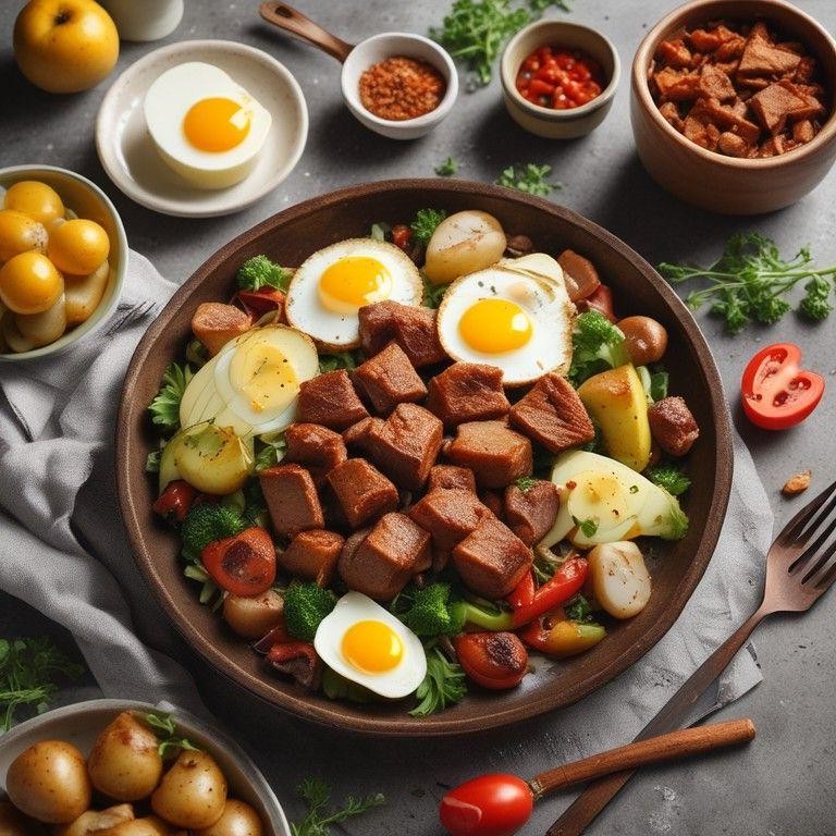 Skinless Longanisa and Potato Hash