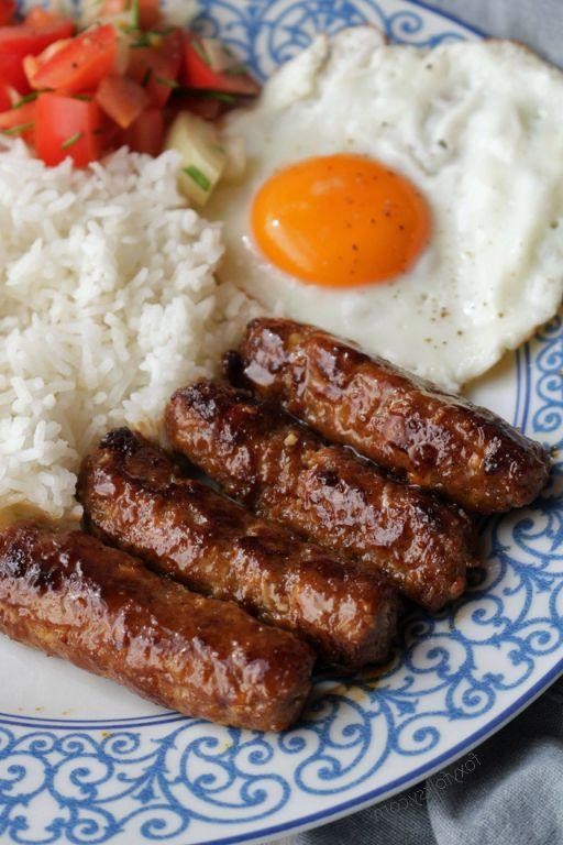 Skinless Longanisa with Sweet and Sour Sauce