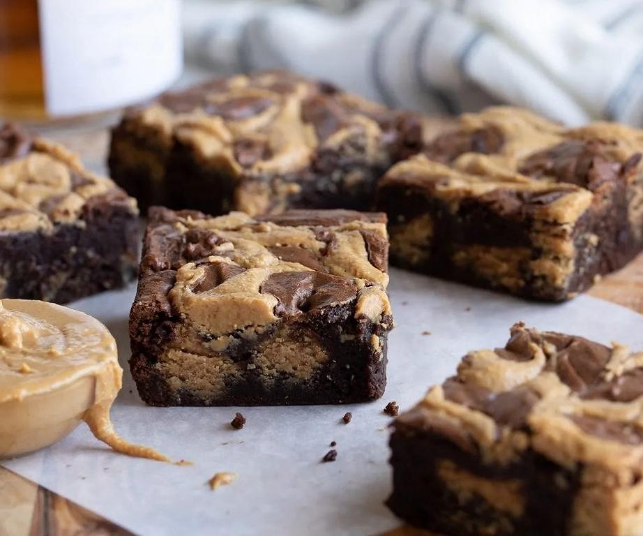 Skrewball Whiskey Peanut Butter Brownies