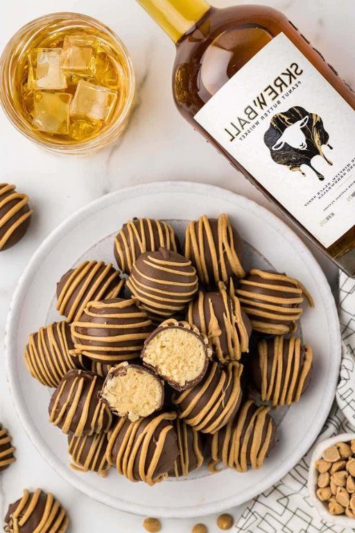 Skrewball Whiskey Peanut Butter Truffles