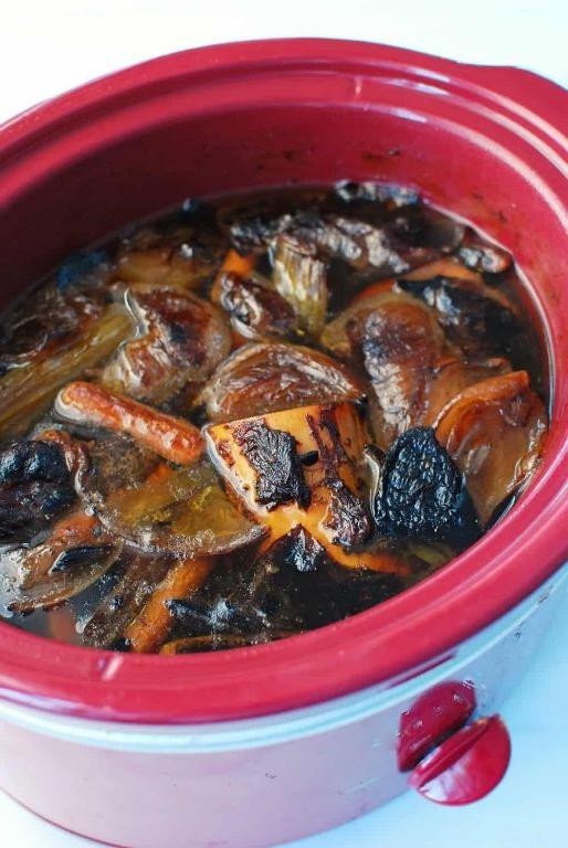 Slow Cooker Beef Bone Soup