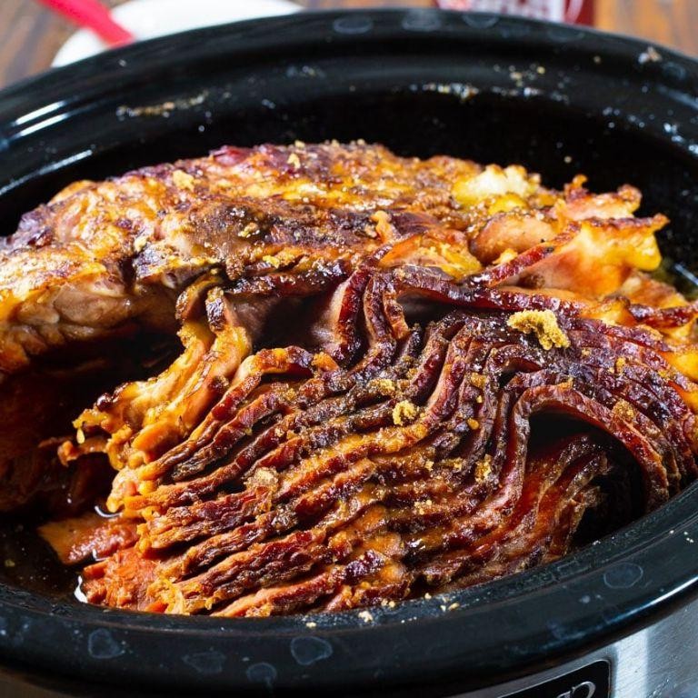 Slow Cooker Brown Sugar Ham