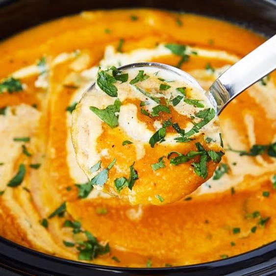 Slow Cooker Butternut Squash Soup