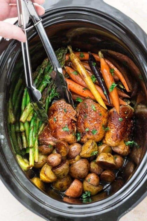 Slow Cooker Chicken Breast with Vegetables