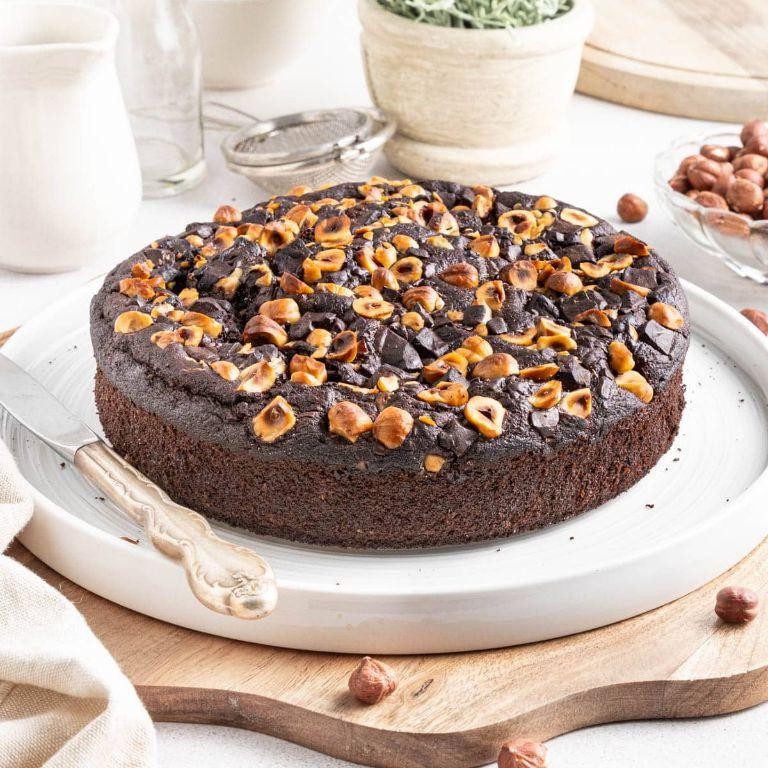 Slow Cooker Chocolate Hazelnut Cake