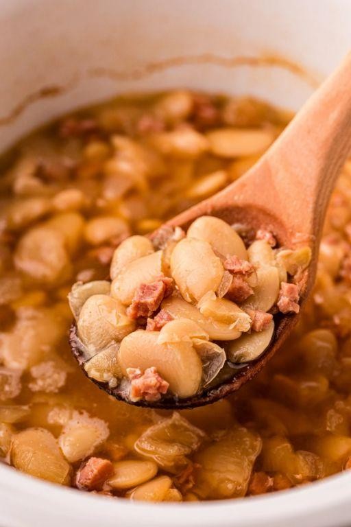 Slow Cooker Dried Lima Bean Stew
