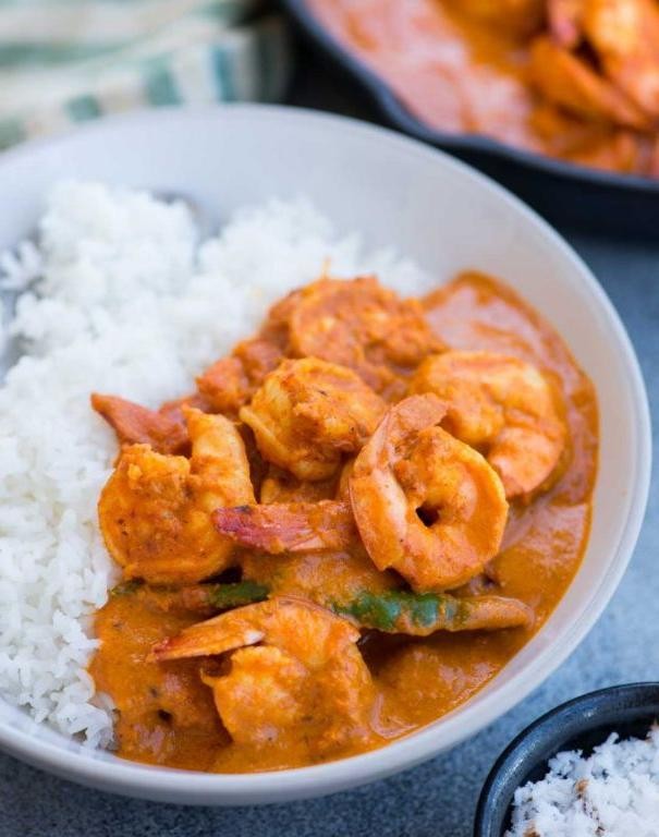 Slow Cooker Goan Prawn Curry