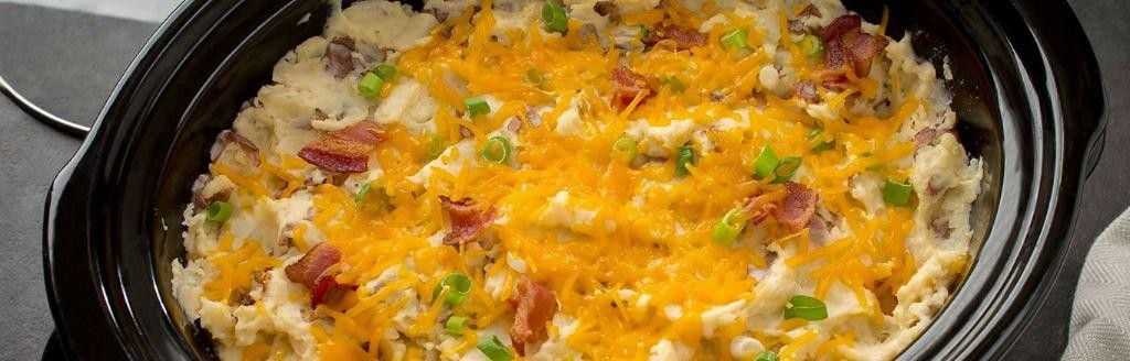 Slow Cooker Loaded Mashed Potatoes