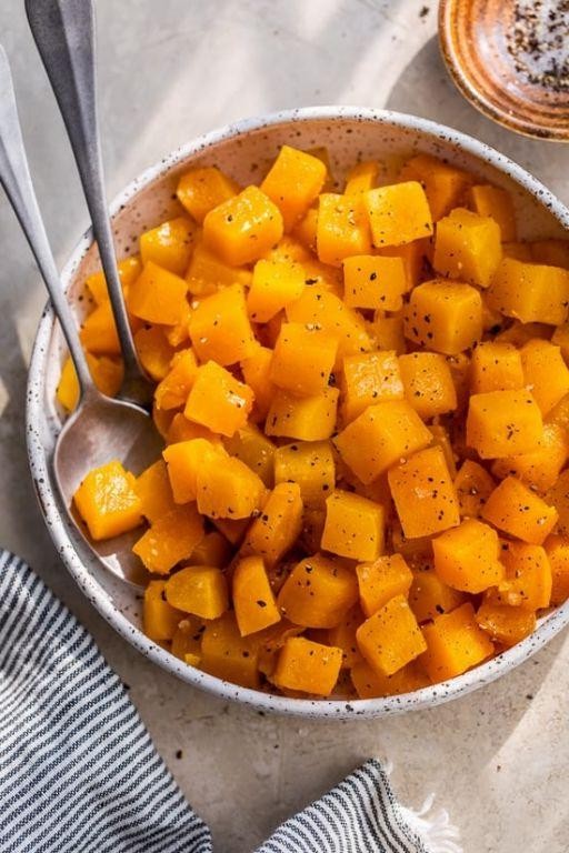 Slow Cooker Maple Glazed Butternut Squash