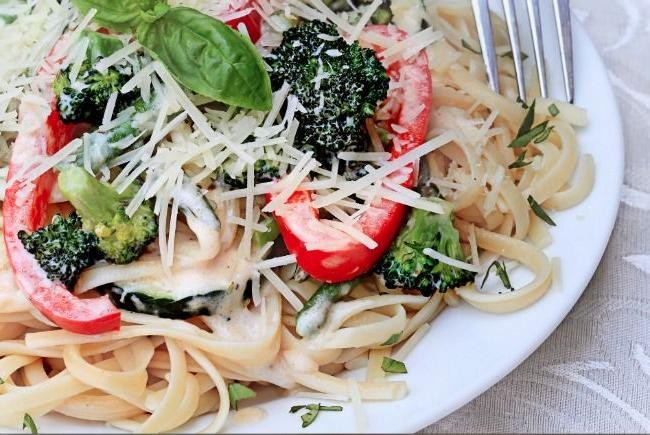 Slow Cooker Pasta Primavera