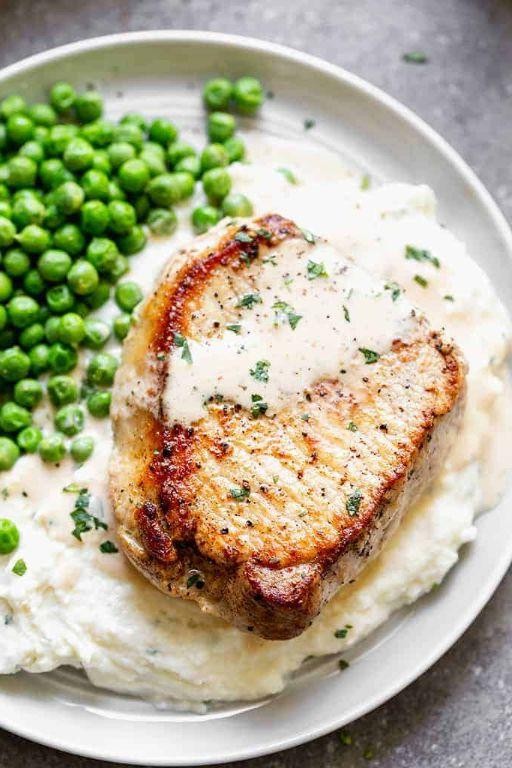 Slow Cooker Pork Steaks with Creamy Mustard Sauce