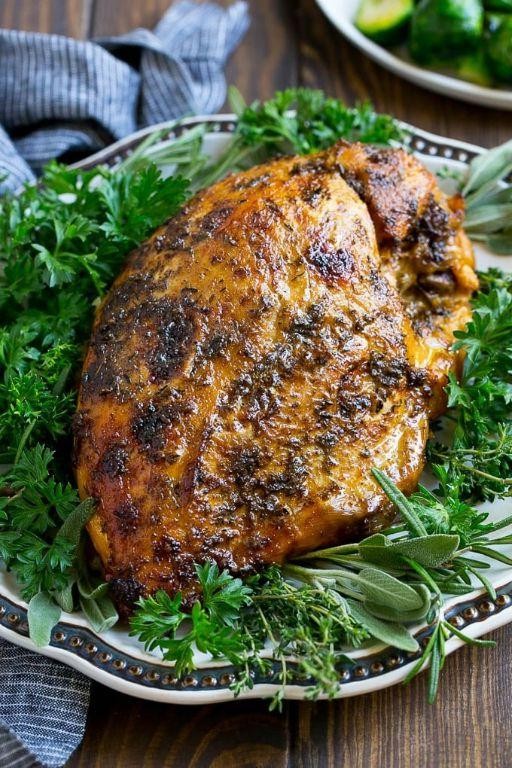 Slow Cooker Turkey Breast with Herbs