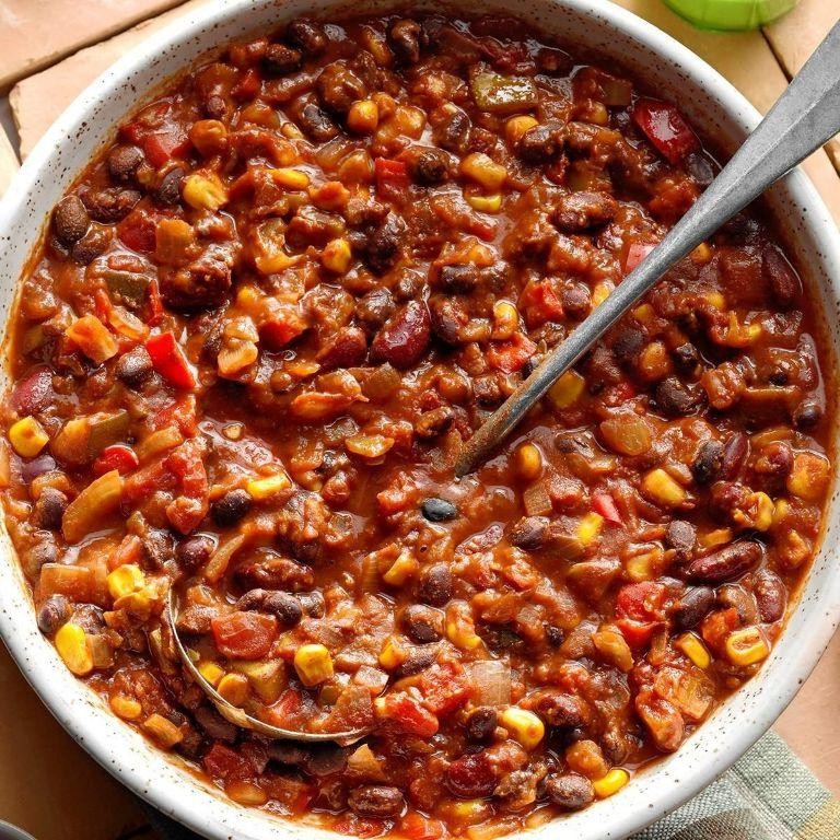 Slow Cooker Vegetarian Chili