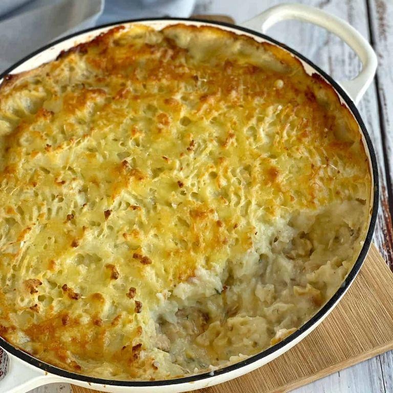 Smoked Cod and Potato Pie