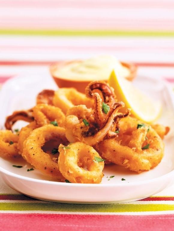 Smoked Paprika Calamari Rings