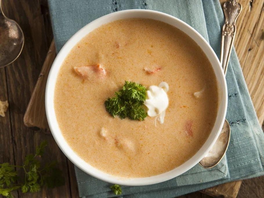 Smoked Paprika Lobster Bisque
