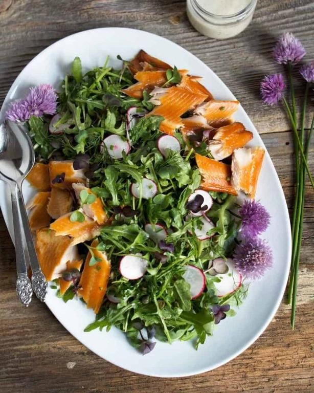 Smoked Rainbow Trout Salad