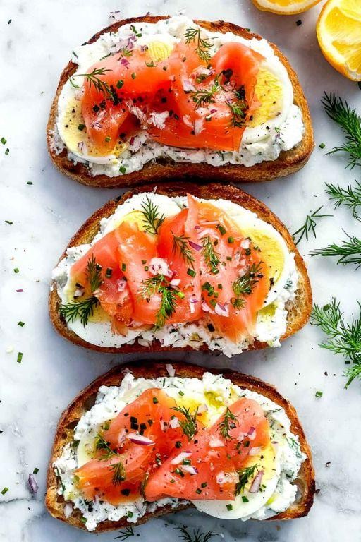 Smoked Salmon and Ricotta Toast