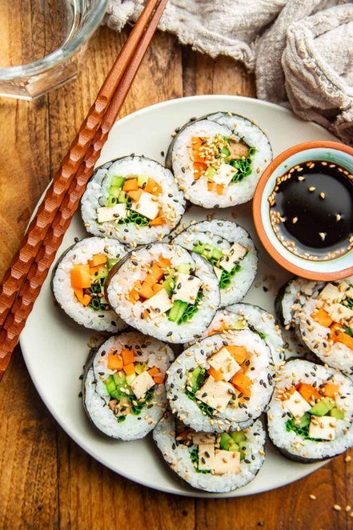 Smoked Tofu Sushi Rolls