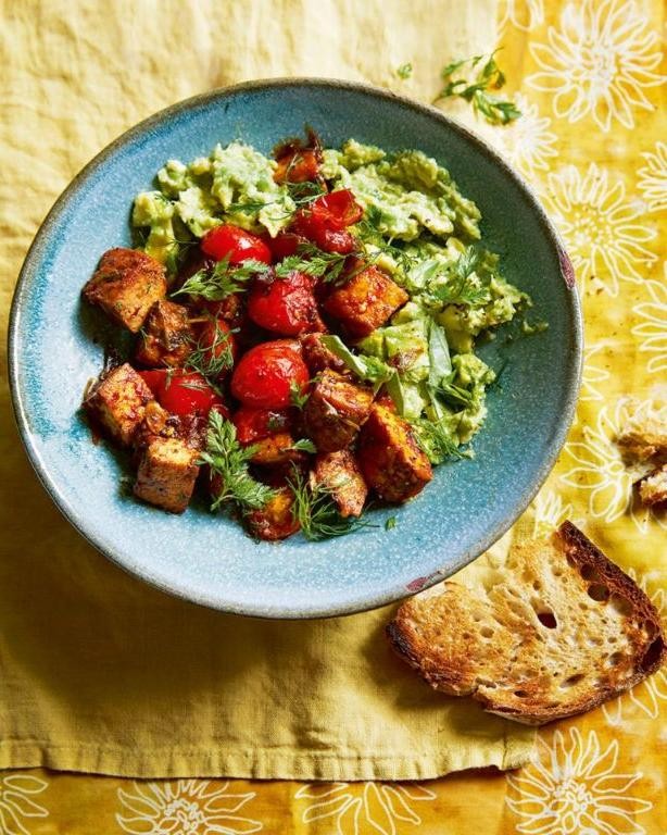 Smoked Tofu and Avocado Salad
