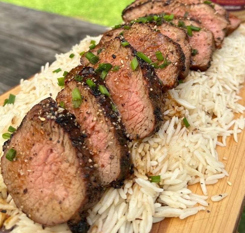 Smoked Tri Tip with Asian Inspired Marinade