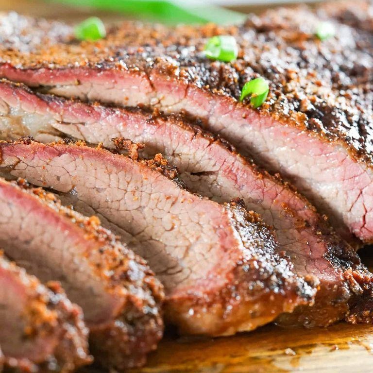 Smoked Tri Tip with Dry Rub and Beer Marinade
