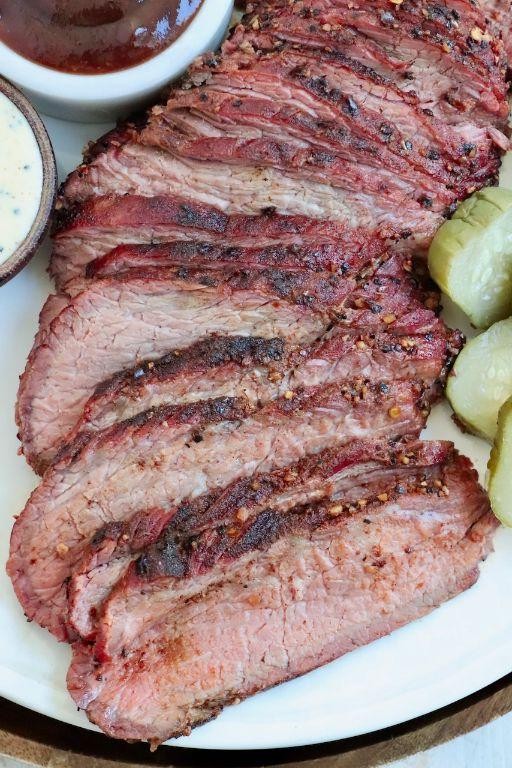 Smoked Tri Tip with Maple Syrup Glaze