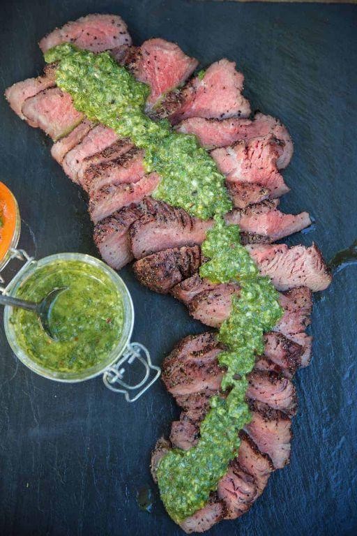 Smoked Tri Tip with Red Wine Marinade